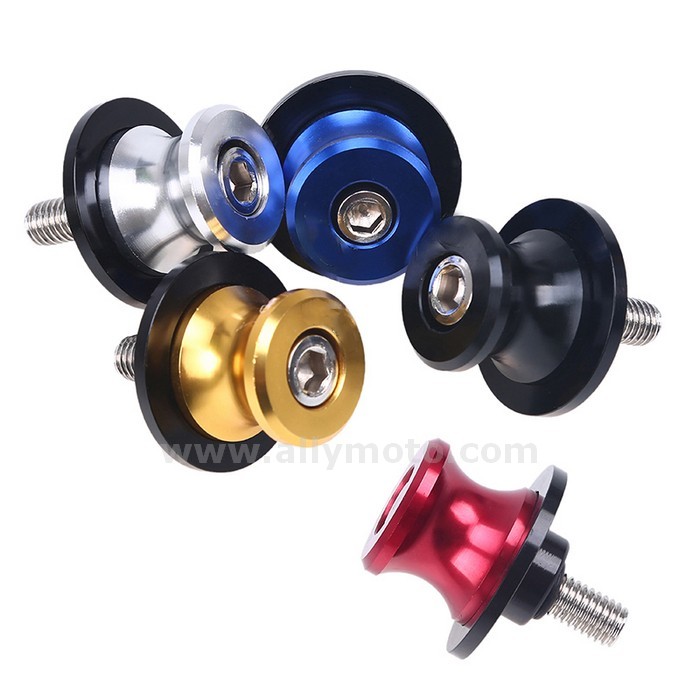 91 8Mm Cnc Aluminum Swingarm Spools Slider Universal Rear Motorcycle Stands Screws M8 Bobbins@5